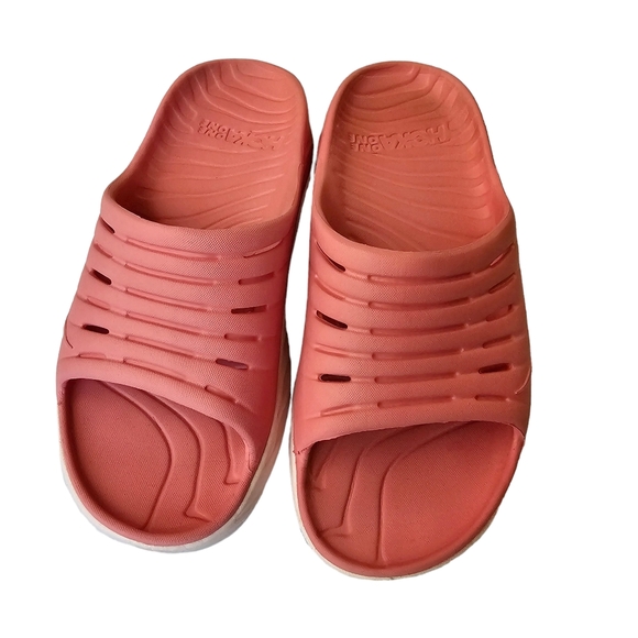 Hoka Shoes - Hoka One One Women's Size 8 Ora Recovery Slide Comfort Sandals Coral Pink